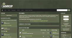 Desktop Screenshot of anrop.se